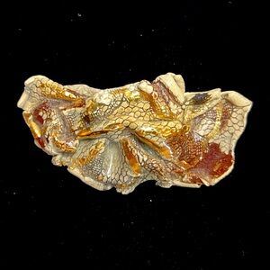 One-of-a-kind Ceramic Brooch.